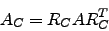 \begin{displaymath}
A_C=R_C A R_C^T
\end{displaymath}