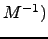 $op(M^{-1}) = M^{-T}$