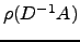 $\rho(D^{-1}A)$