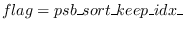 $flag = psb\_sort\_keep\_idx\_$